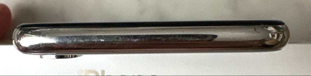 iPhone X 256gb SIMフリー　シルバー　ヒビあり