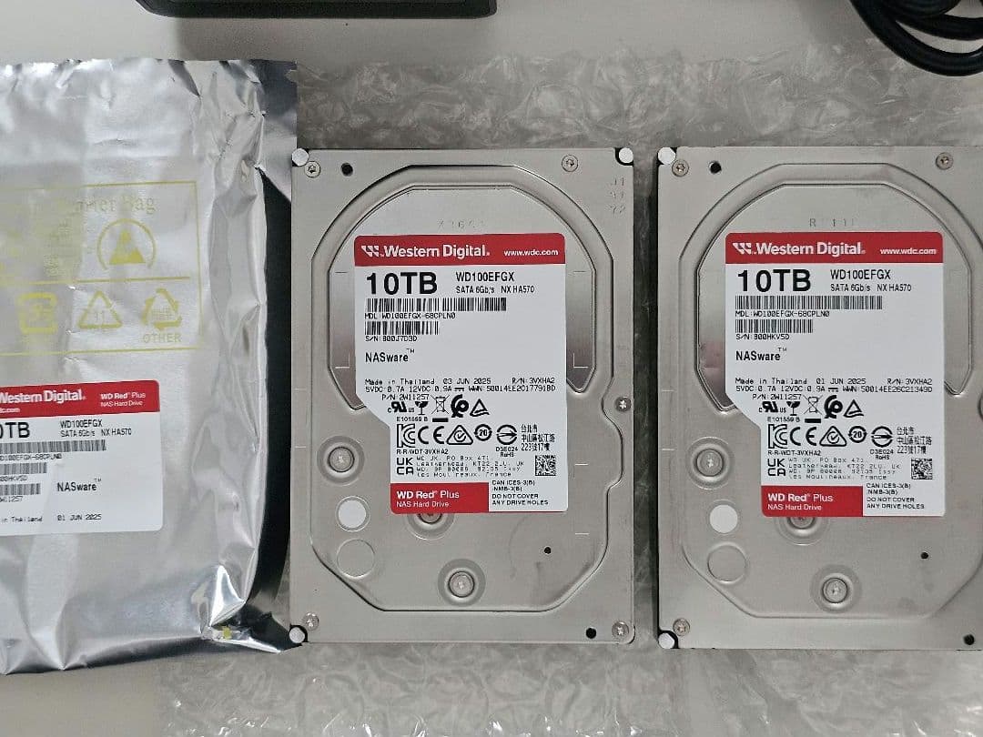 UGREEN NASync DXP2800 10TB x2 HDD付き