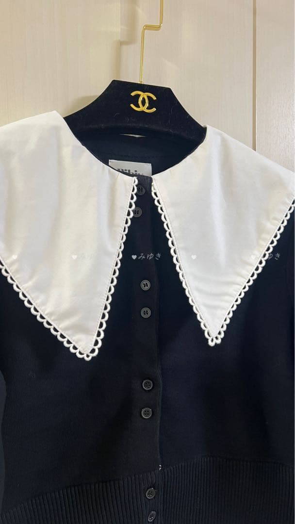 新品Bibiy. PATTY PILGRIM TOP ブラック