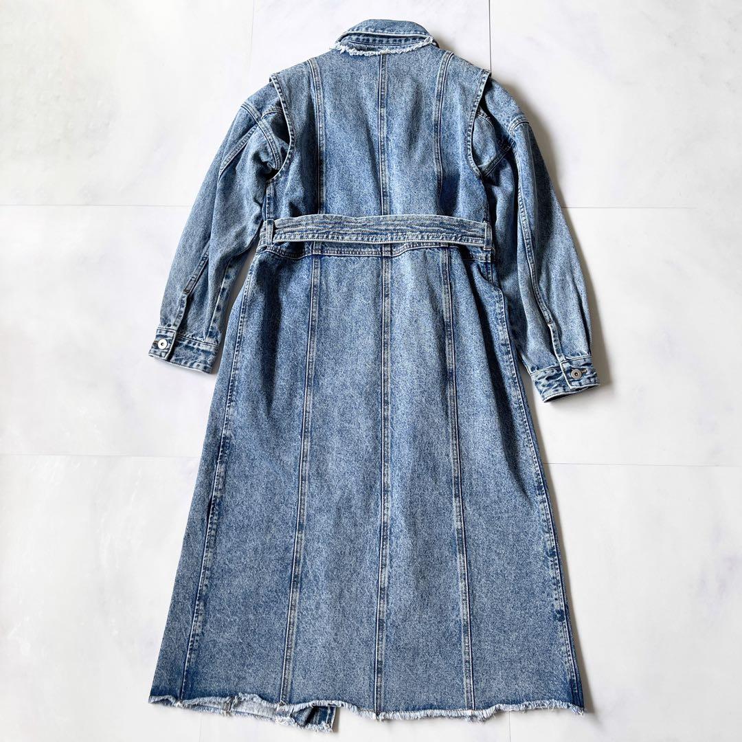 新品 アメリ MANY WAY VERSATILE DENIM COAT デニム