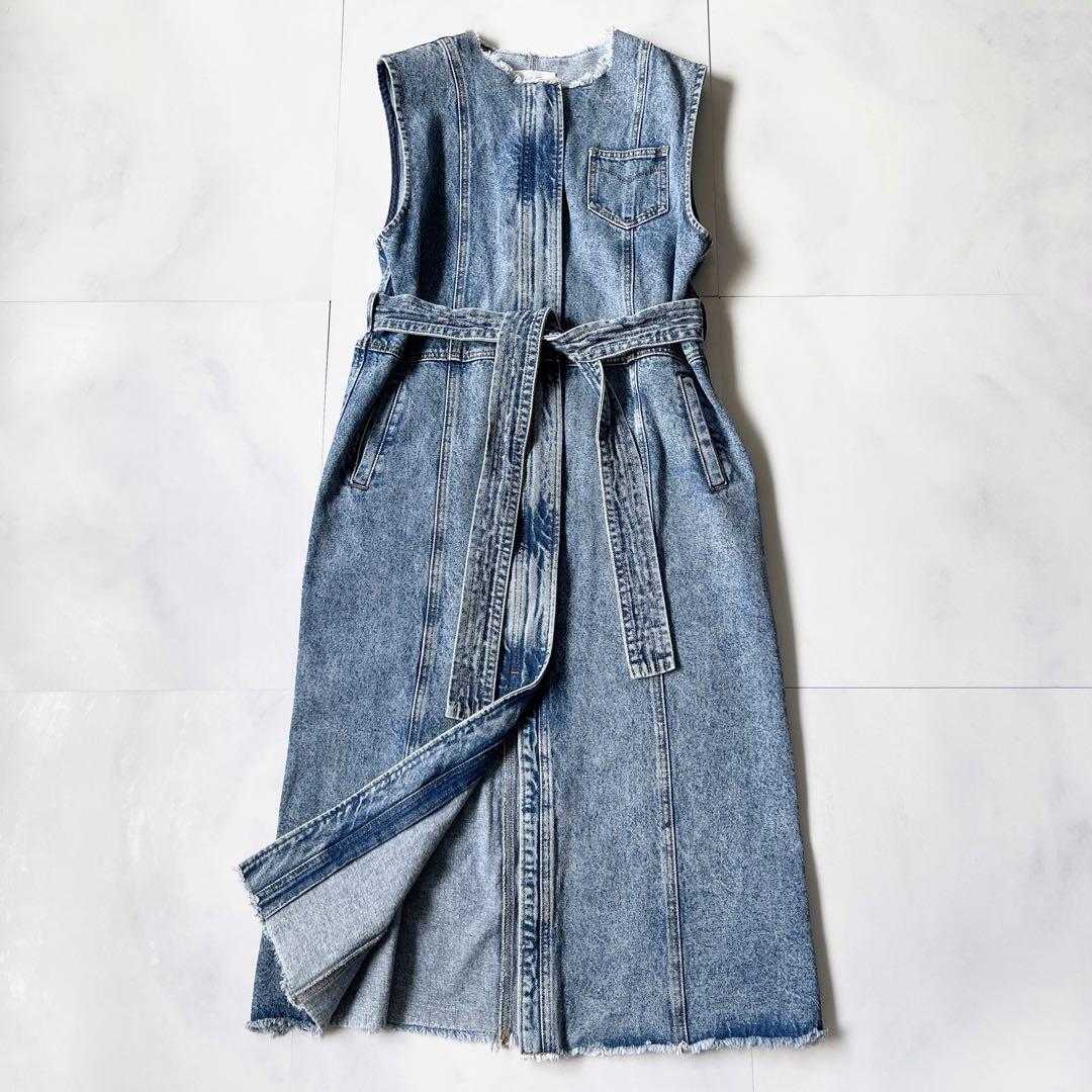 新品 アメリ MANY WAY VERSATILE DENIM COAT デニム