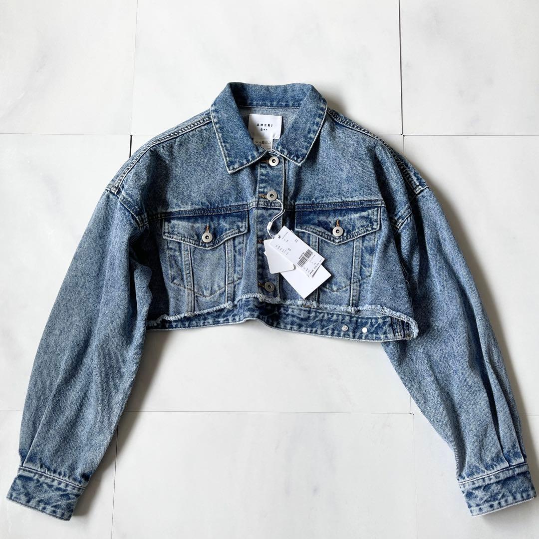 新品 アメリ MANY WAY VERSATILE DENIM COAT デニム