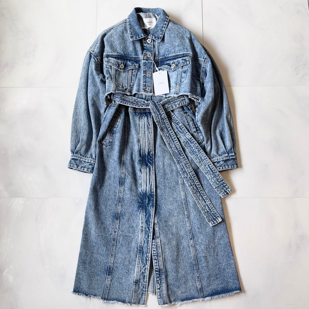 新品 アメリ MANY WAY VERSATILE DENIM COAT デニム