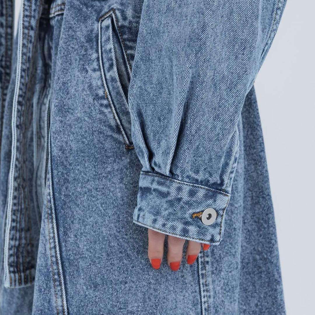 新品 アメリ MANY WAY VERSATILE DENIM COAT デニム