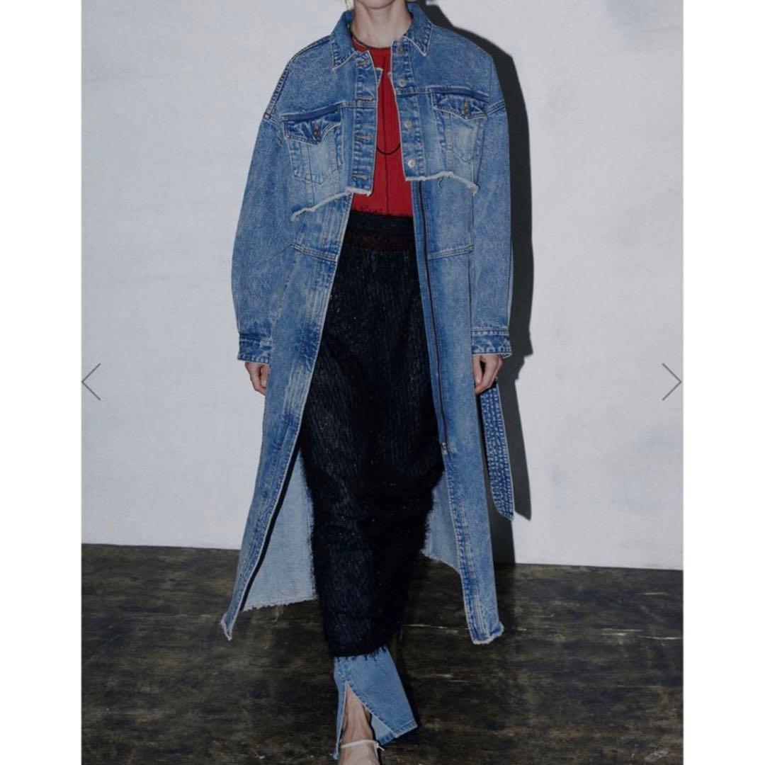 新品 アメリ MANY WAY VERSATILE DENIM COAT デニム