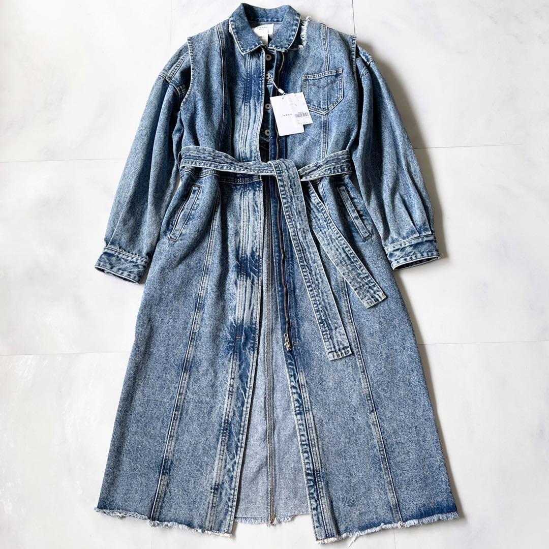新品 アメリ MANY WAY VERSATILE DENIM COAT デニム