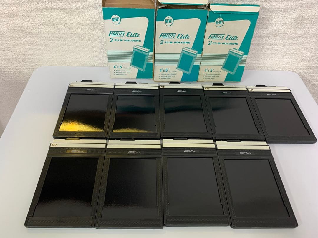 FIDELITY Elite 9枚 大判カメラ カットフィルムホルダー