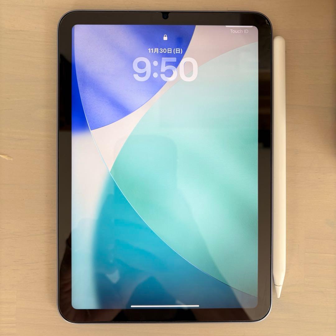 iPad mini 第6世代64GB apple pencil(第二世代)