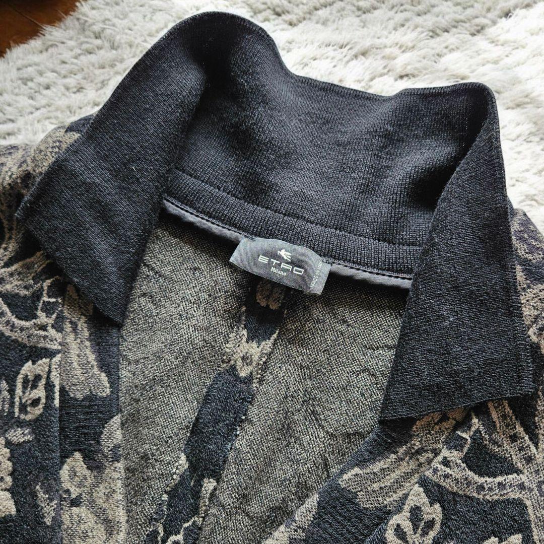 ETRO カリプソ ジャージードレス 黒 22-23秋冬 38 ワンピース