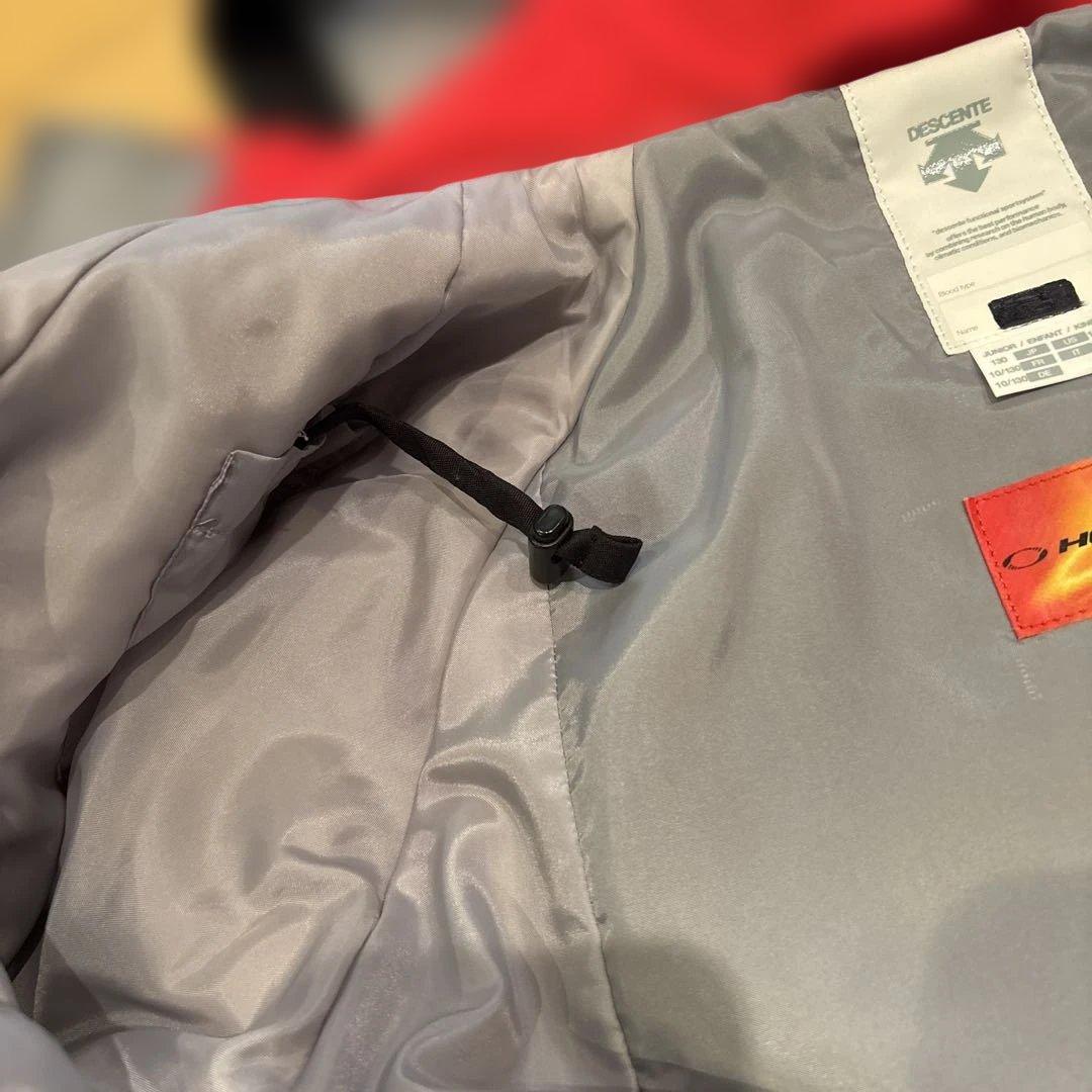 DESCENTE スキーウェアセット 130㎝ 男の子 長さ調節機能付