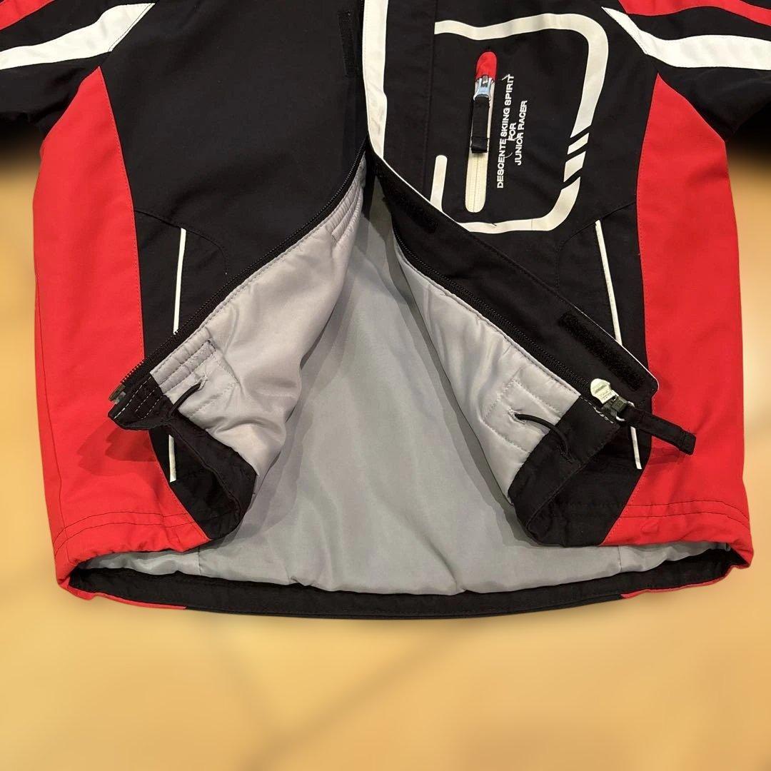 DESCENTE スキーウェアセット 130㎝ 男の子 長さ調節機能付