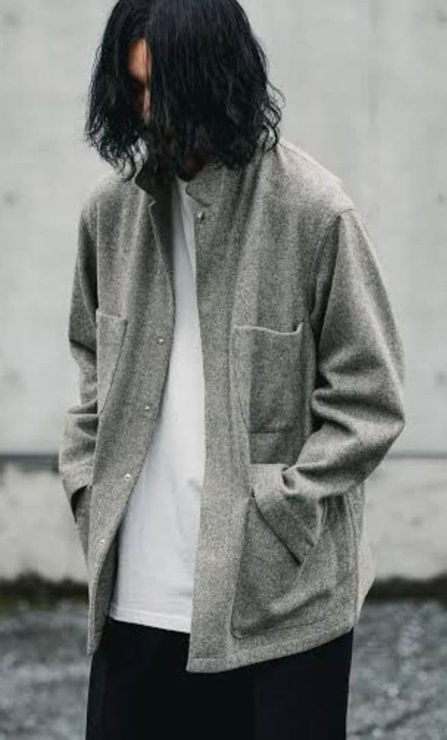 HEUGN ユーゲン Ellen フランネルカバーオールジャケット