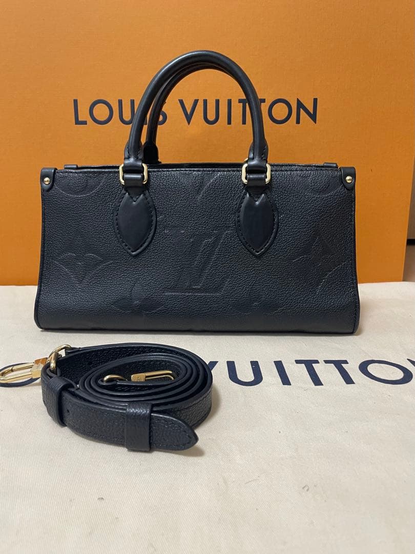 RFID 正規品 ルイヴィトン オンザゴーEW アンプラント ブラック