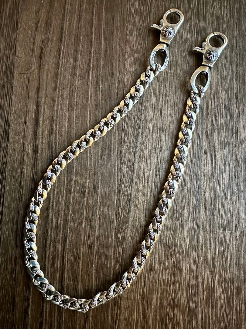 クロスファンシーダブルクリップウォレットチェーン　150g