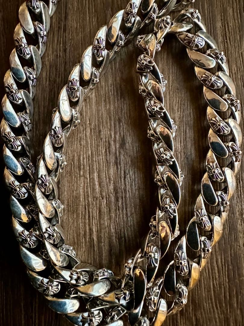 クロスファンシーダブルクリップウォレットチェーン　150g