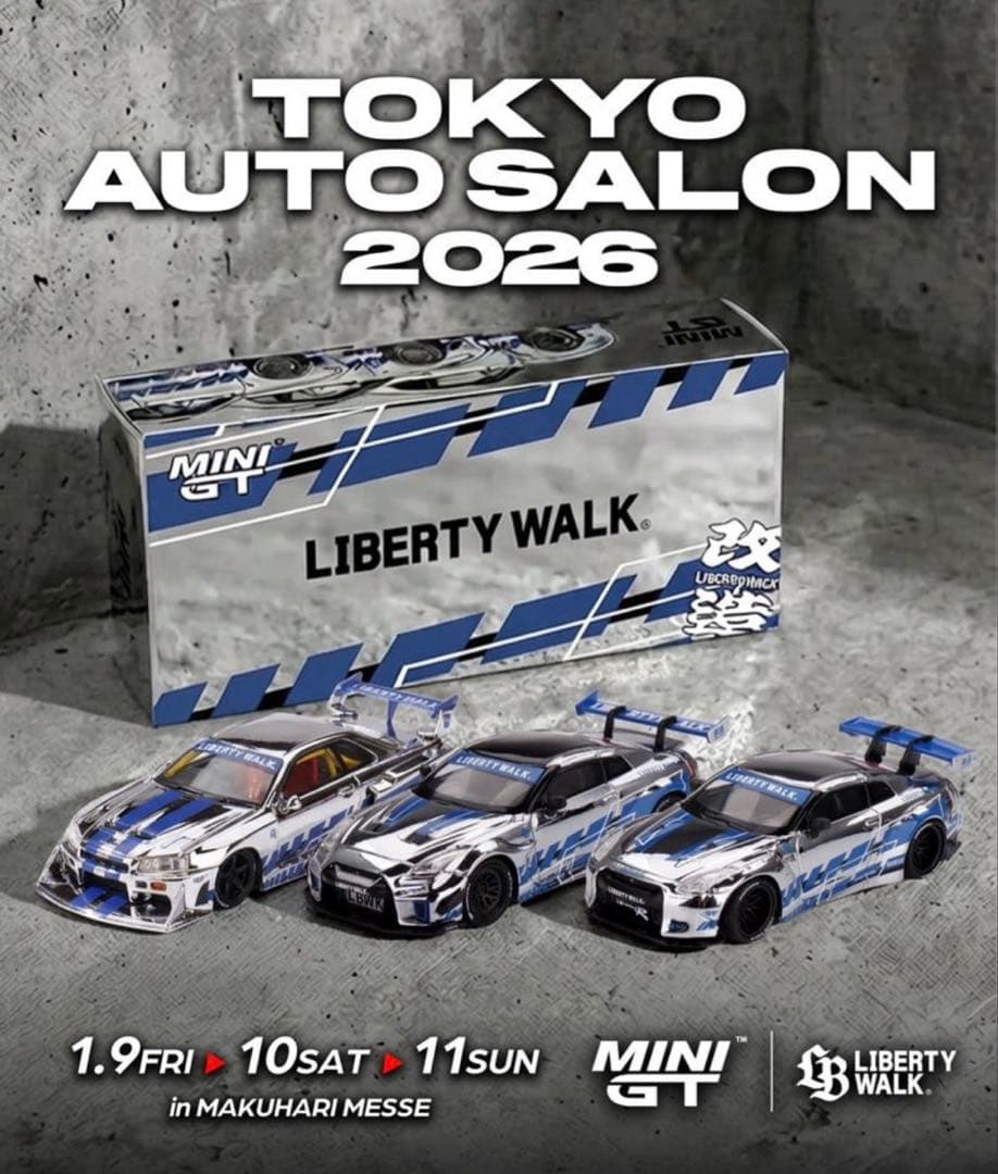 MINI GT リバティウォーク 東京オートサロン2026限定 完売品