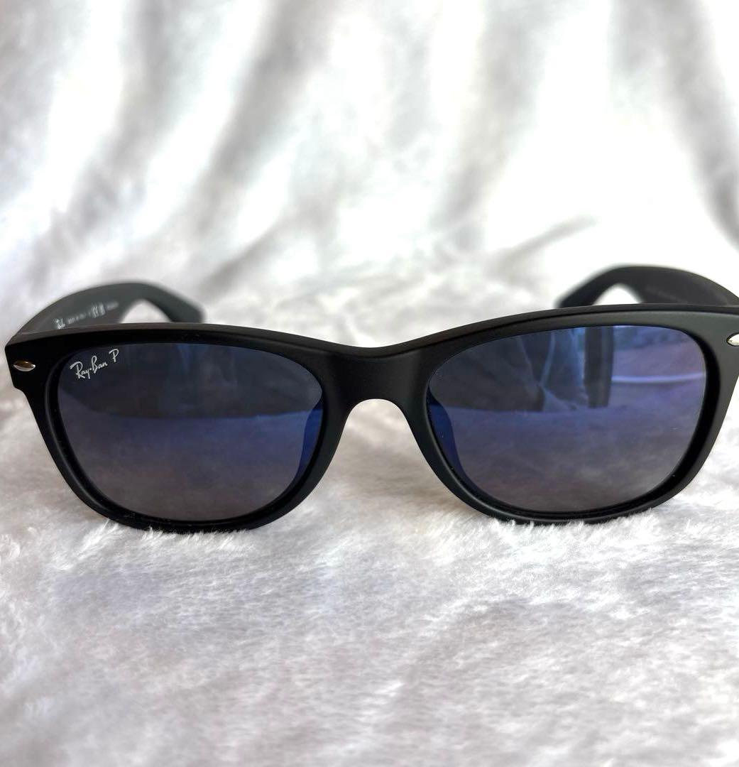 美品 レイバン RB2132-F 601-S/78 偏光 ニューウェイファーラー