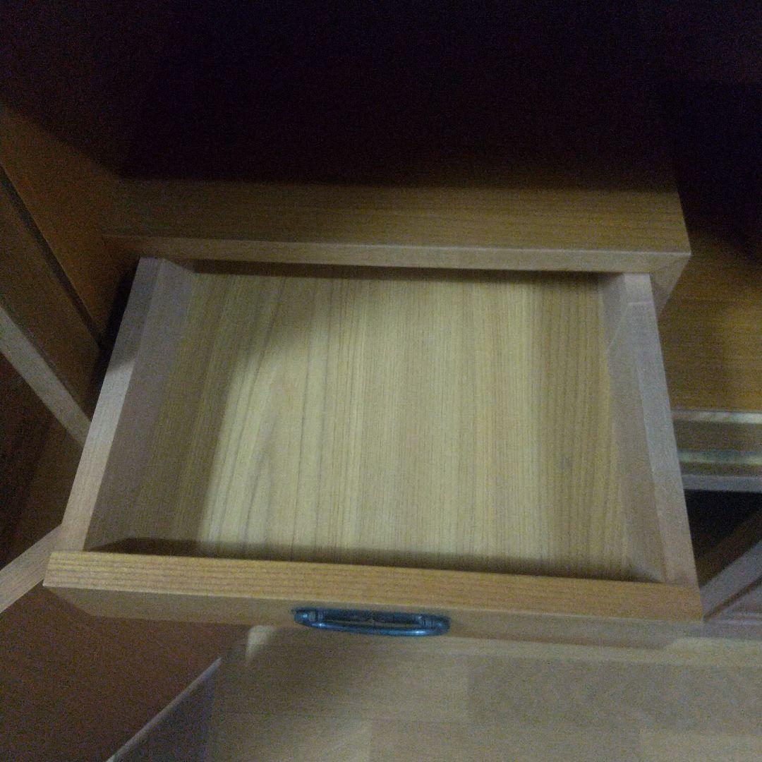 【最終お値下げ】昭和レトロ 和モダン 木製キャビネット 引き戸ガラスショーケース