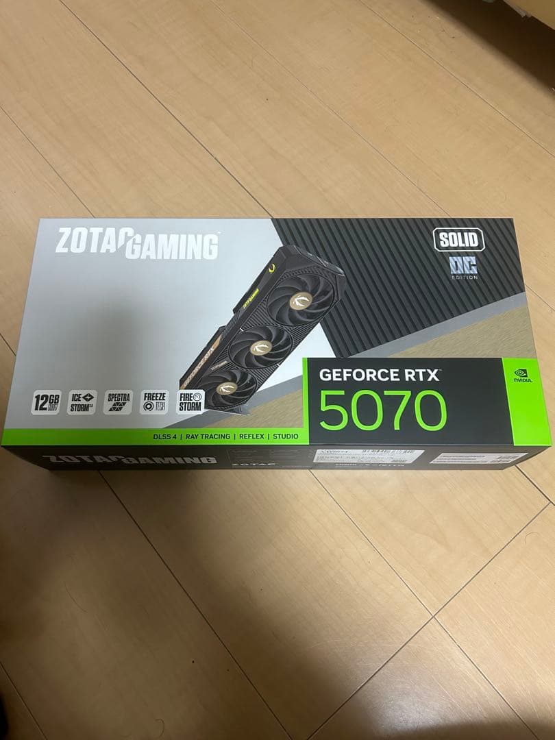 ZOTAC GeForce RTX 5070 12GB 中古