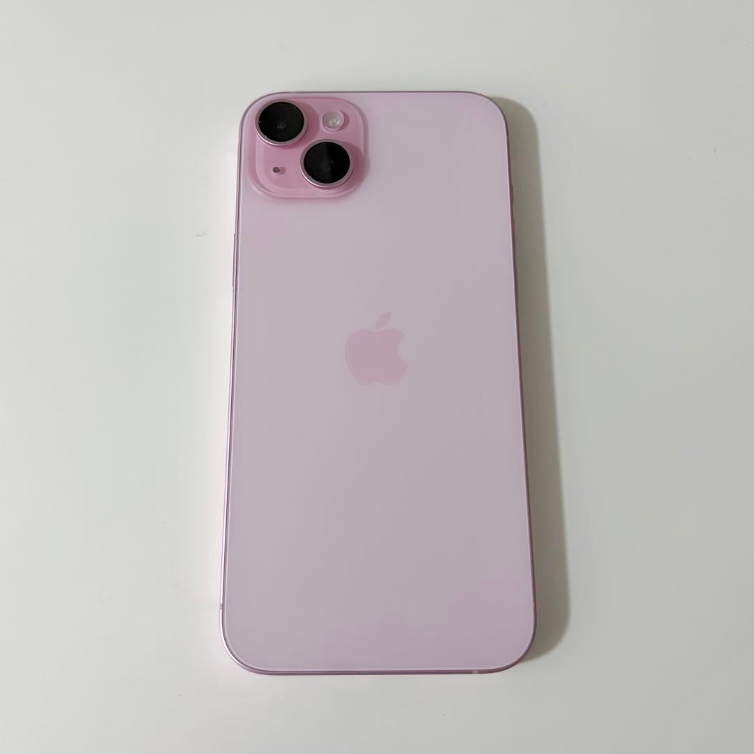 Apple iPhone15plus ピンク SIMフリー 本体 保護フィルム付