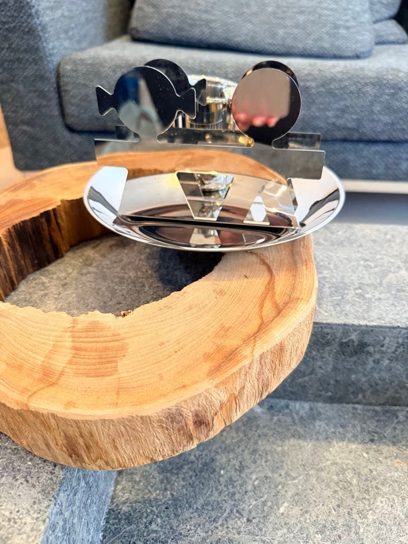 ALEESI 卓上小物SETトレイ、クリーマー、ホルダー、シュガートング4点