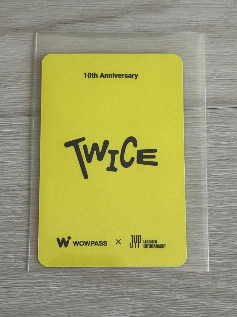 TWICEチェヨン トレカ wowpass 限定　ワオパス