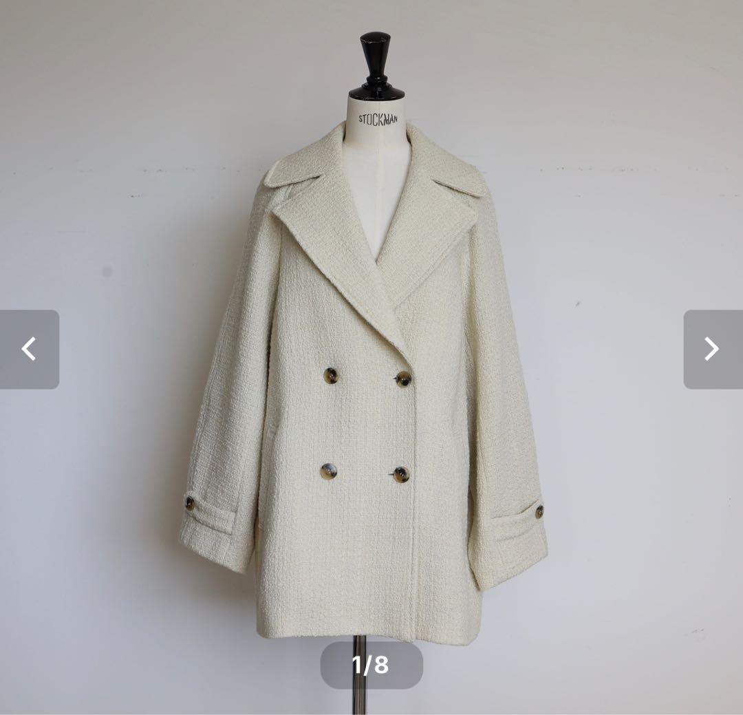 新品gypsohilaジプソフィア Pea Coat White ピーコート
