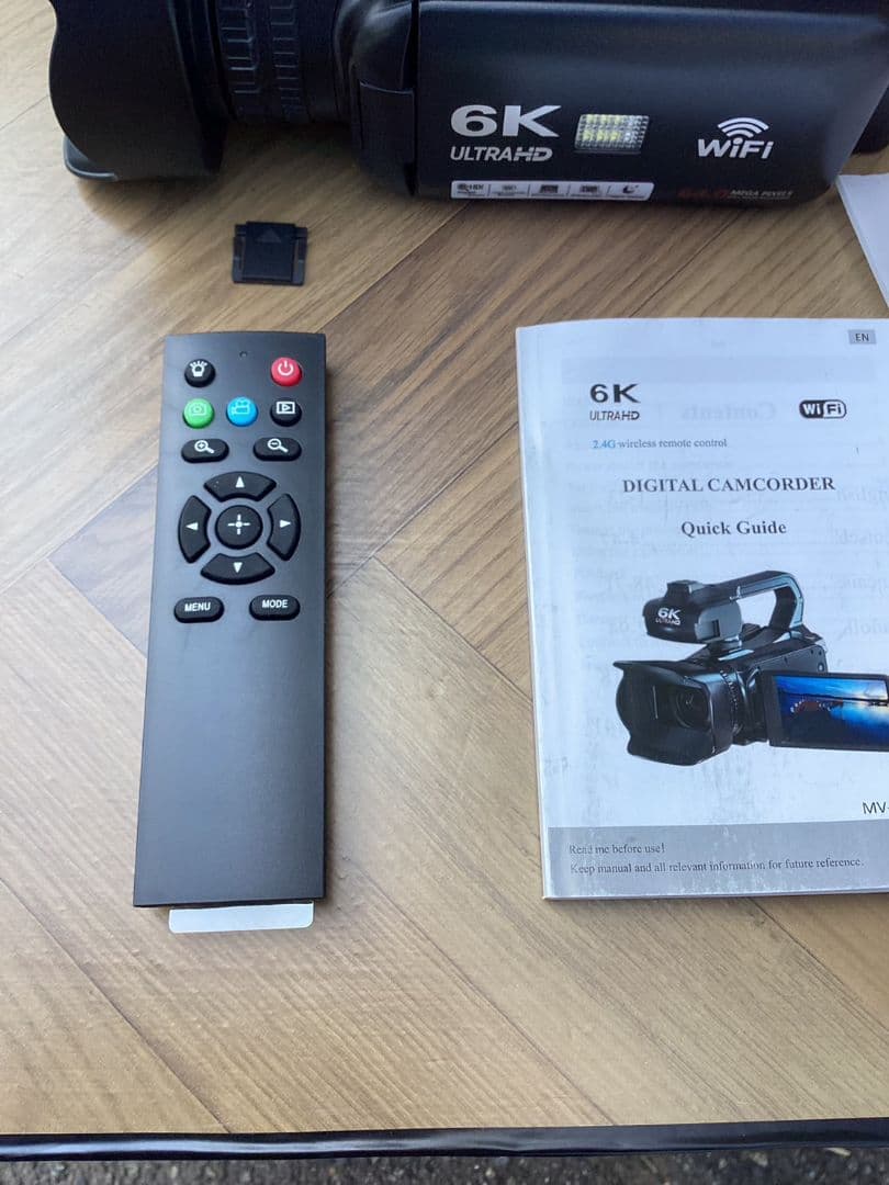 6Kデジタル ビデオカメラ ULTRA　HD Wi-Fi機能付き