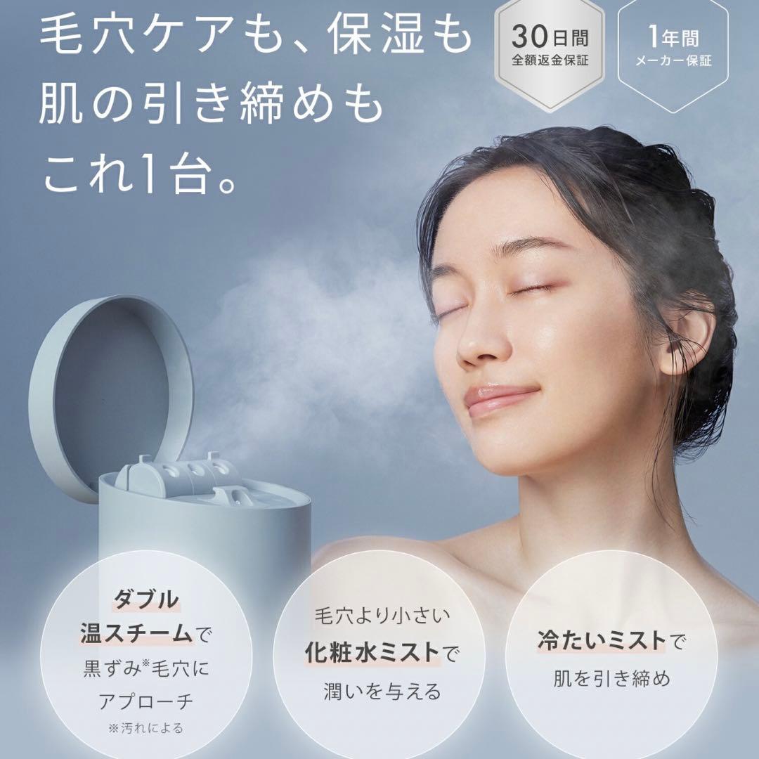 ボディ・フェイスケア SALONIA PURE BRIGHT STEAMER