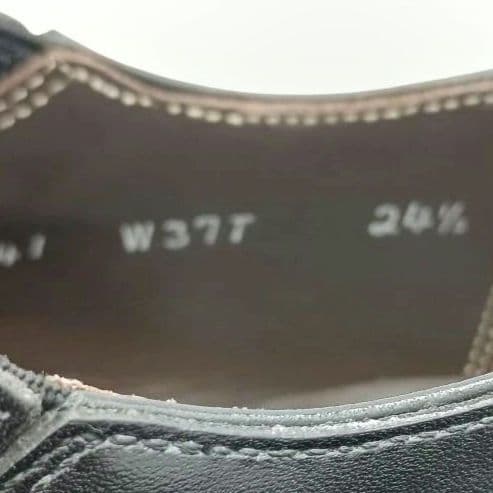 稀少モデル【リーガル】サイドエラスティックモデル スリッポン 黒 W37T