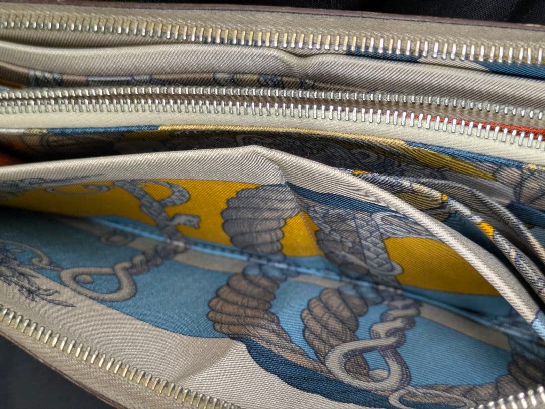エルメス アザップロング シルクイン Z刻印 長財布 正規品