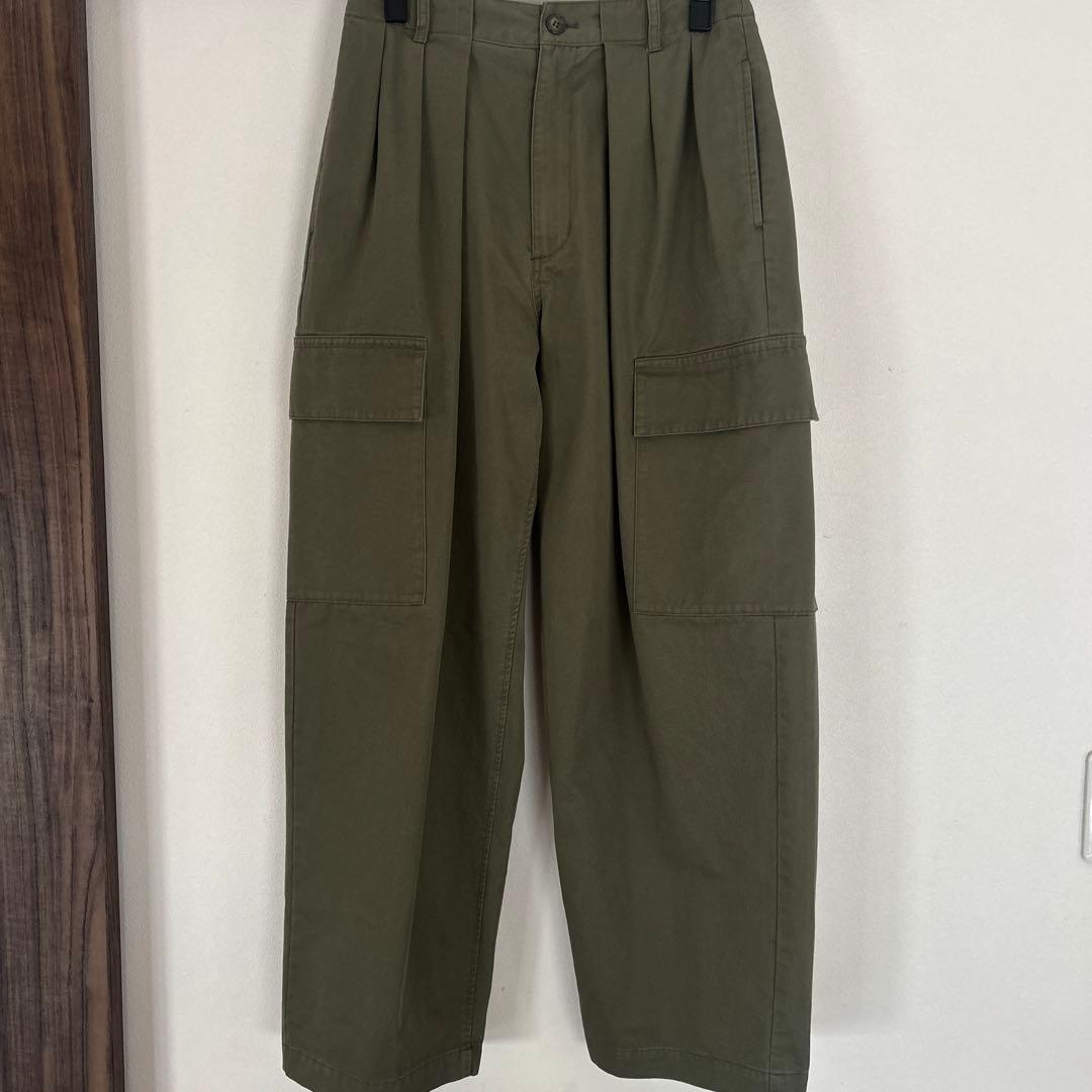 CLANE クラネ　WIDE TUCK WORK PANTS サイズ1