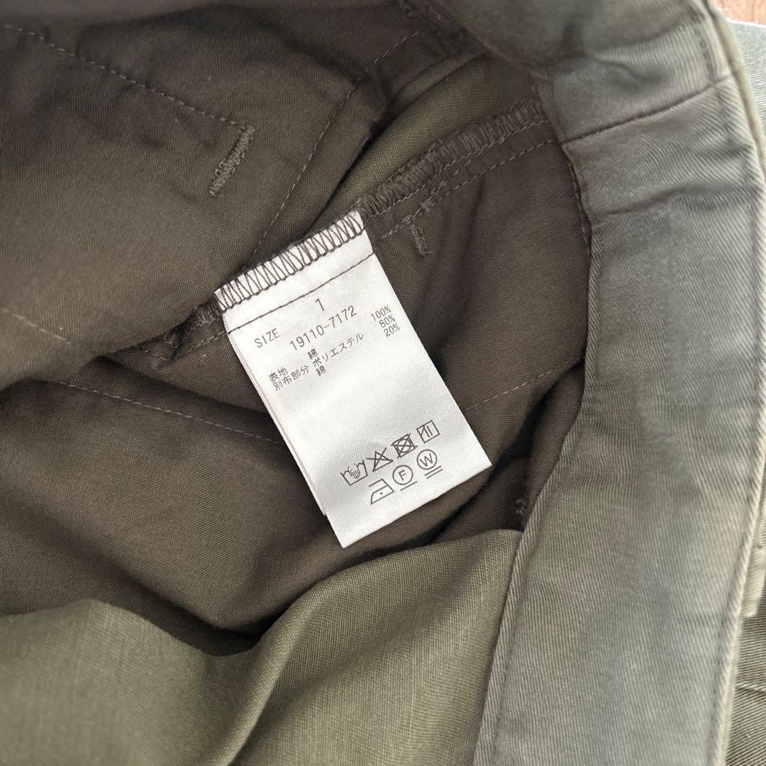 CLANE クラネ　WIDE TUCK WORK PANTS サイズ1