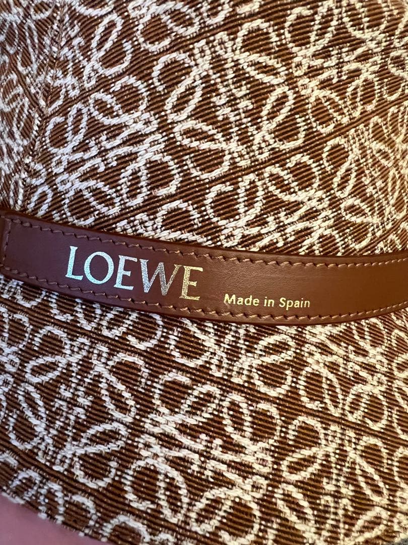 LOEWE バケットハット ブラウン