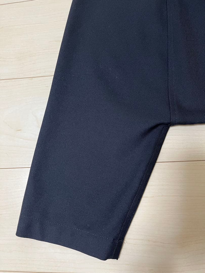 コムデギャルソンコムデギャルソン　吊りサルエルパンツ　ネイビー