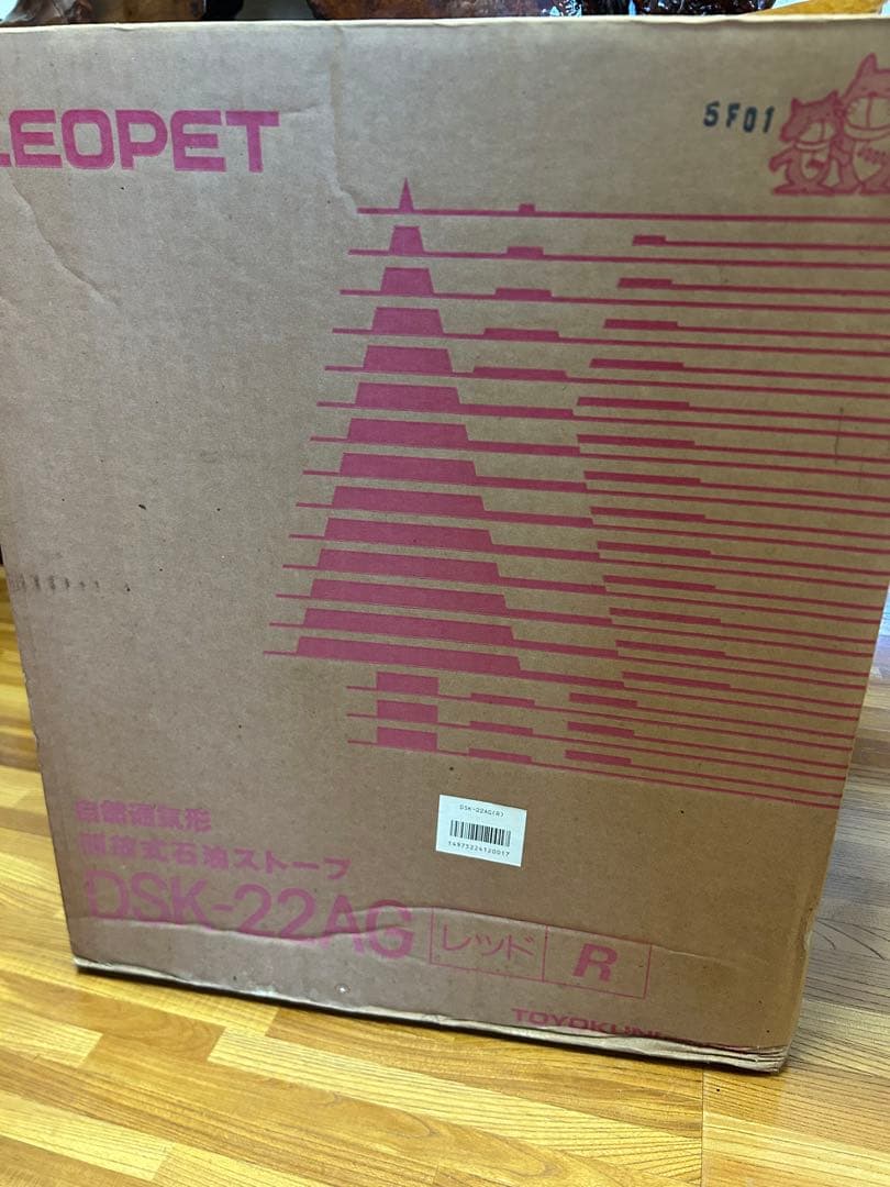 トヨクニ レオペット 石油ストーブ DSK-22AGレッド