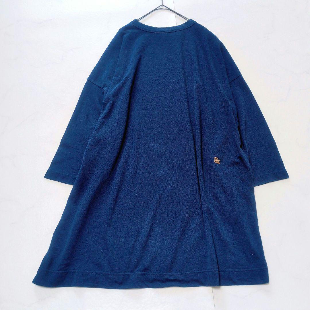 45R✨️ONEONE いろいろカノコのチュニック ゆったり 大人可愛い❁R刺繍