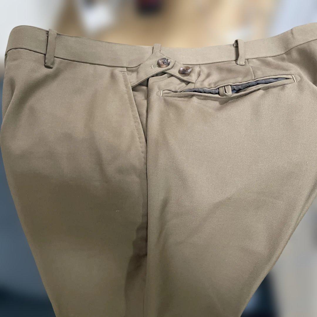 スラックス 5点セット ベージュ チェック柄