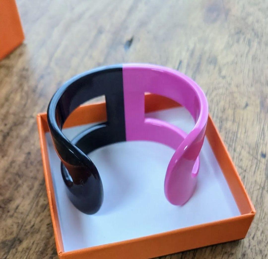 週末限定価格！HERMES　新同品　希少　バッファローホーン　バングル　アノ