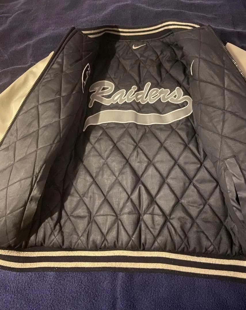 ★レアモデル★ナイキコラボ★ NIKE ナイキ スタジャン NFL レイダース