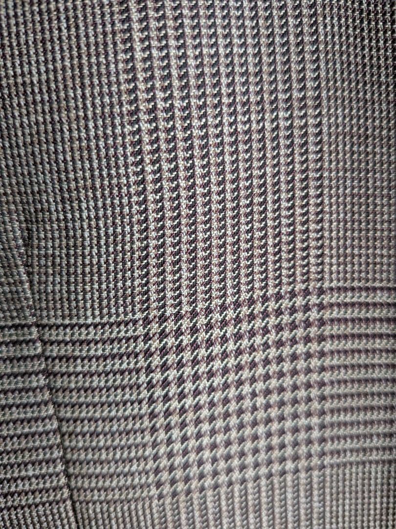 【美品】KASHIYAMA オーダースーツ 3ピース グレンチェック