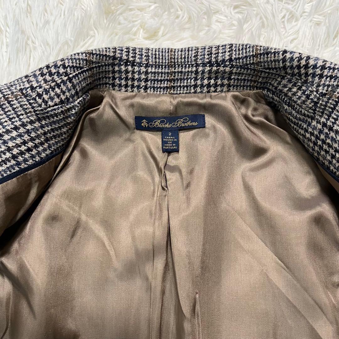 美品✨英国製生地✨ブルックスブラザーズ レディース テーラードジャケット M相当