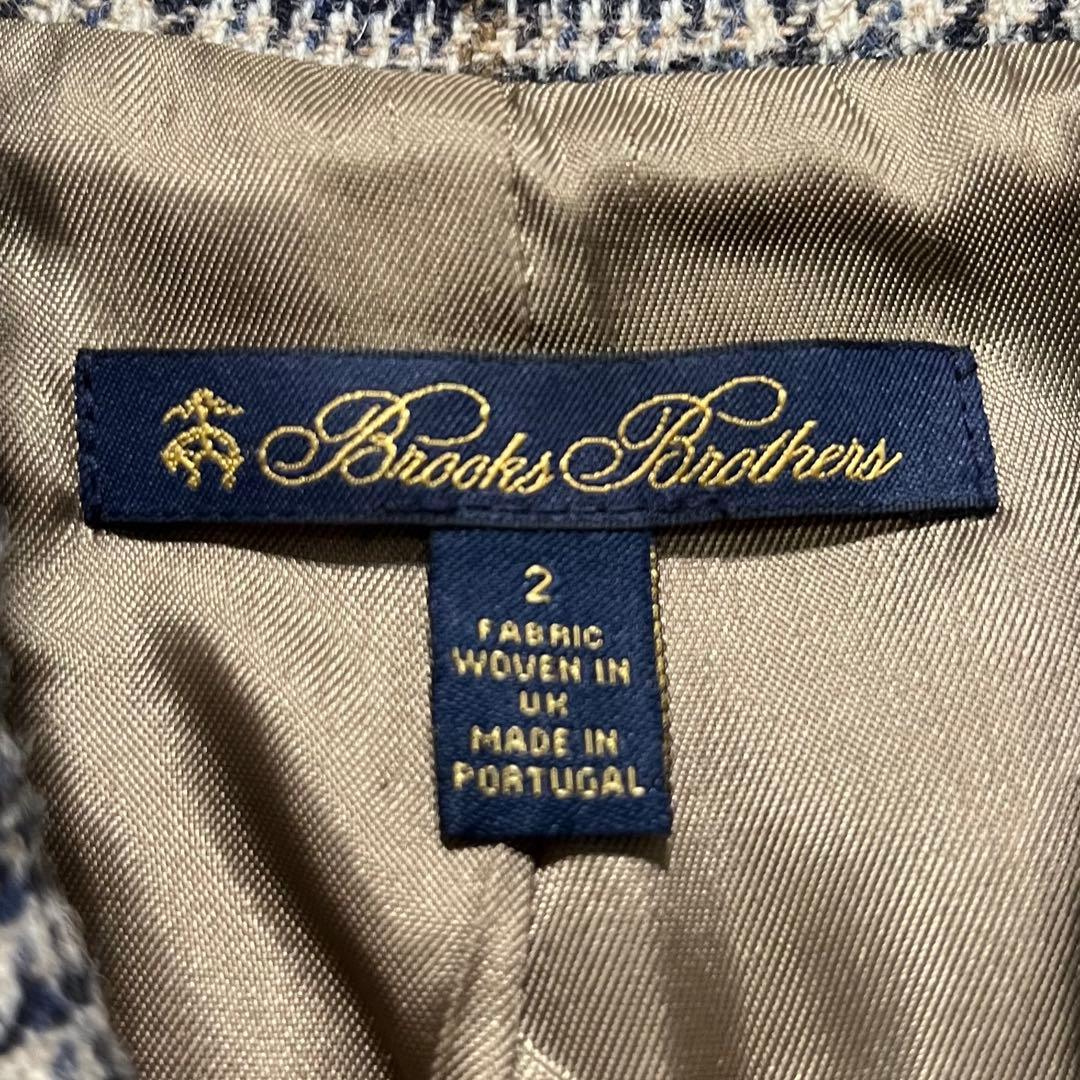 美品✨英国製生地✨ブルックスブラザーズ レディース テーラードジャケット M相当
