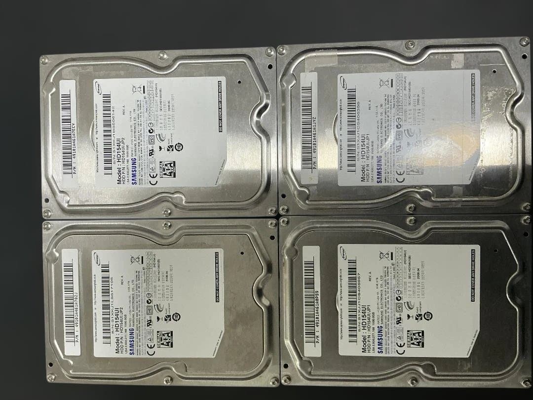 1.5TBHDD4台/計6TB（Samsung）/CDI正常品です①