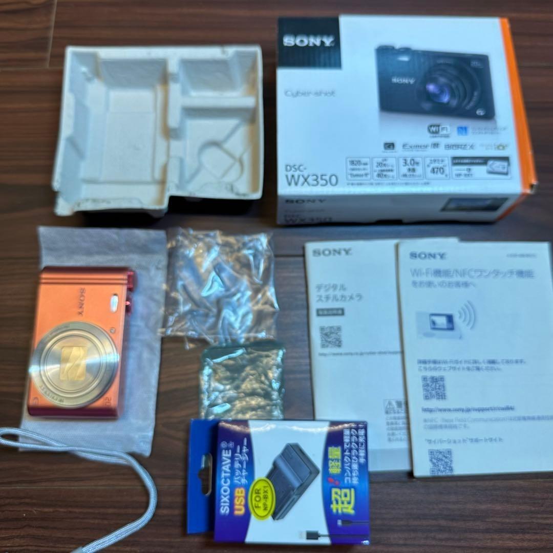 SONY Cyber-shot DSC-WX350 デジカメ ほぼ新品 4902
