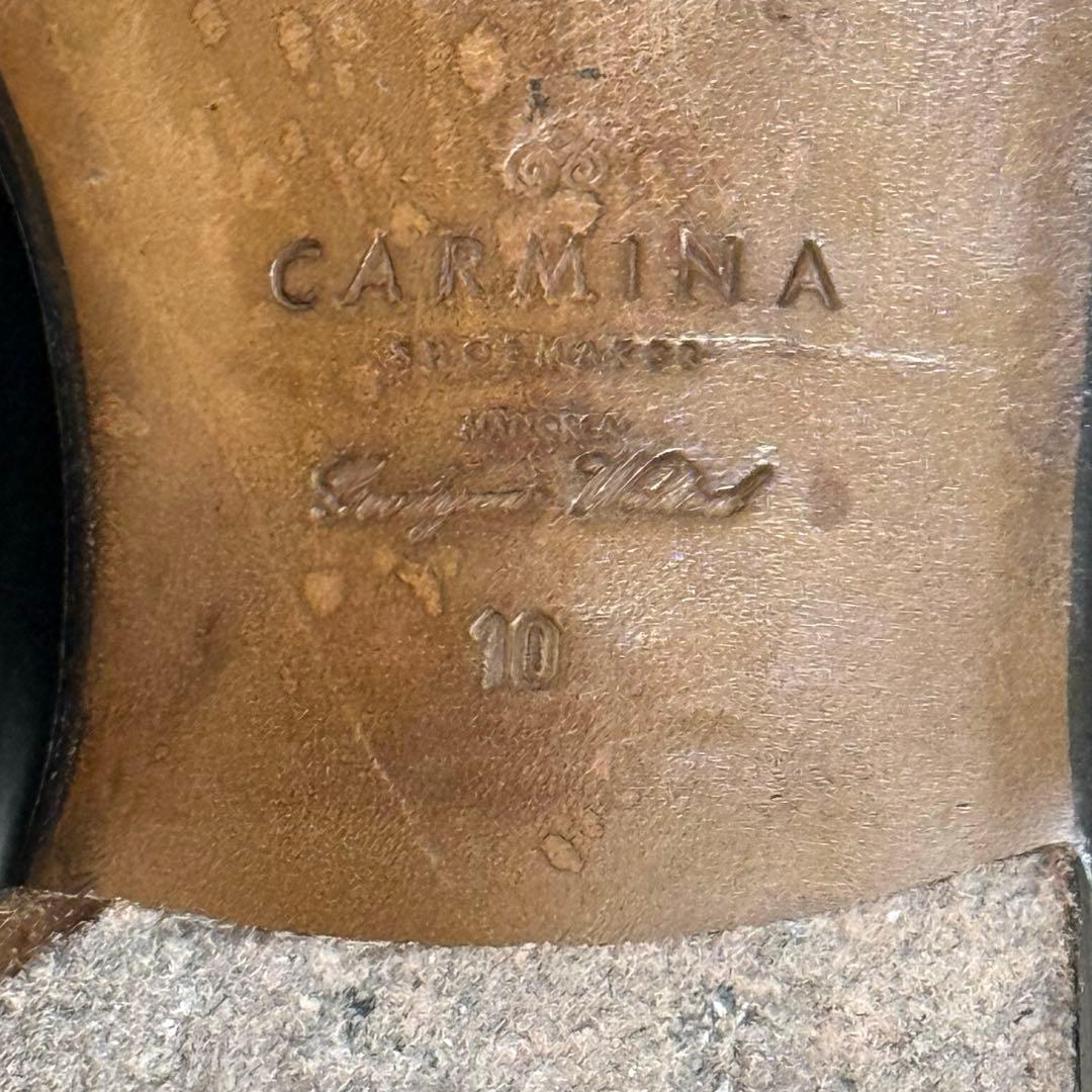 CARMINA メンズ ドレスシューズ サイズ10 黒