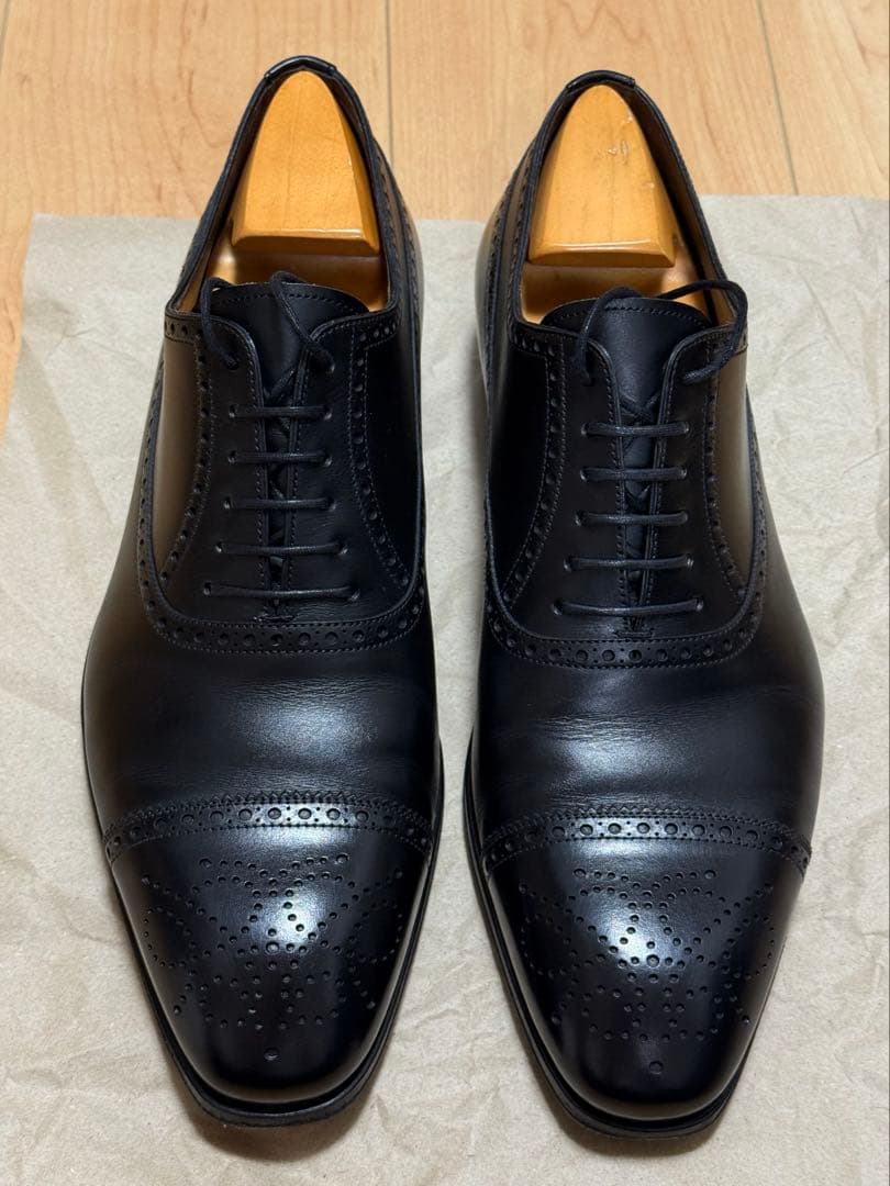 CARMINA メンズ ドレスシューズ サイズ10 黒