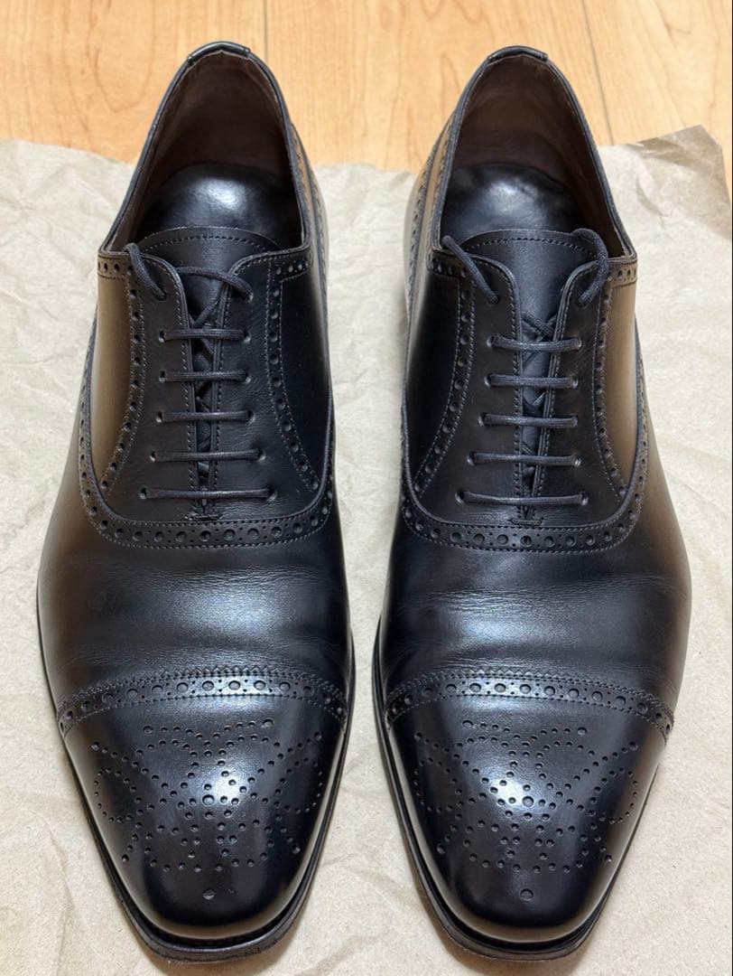 CARMINA メンズ ドレスシューズ サイズ10 黒