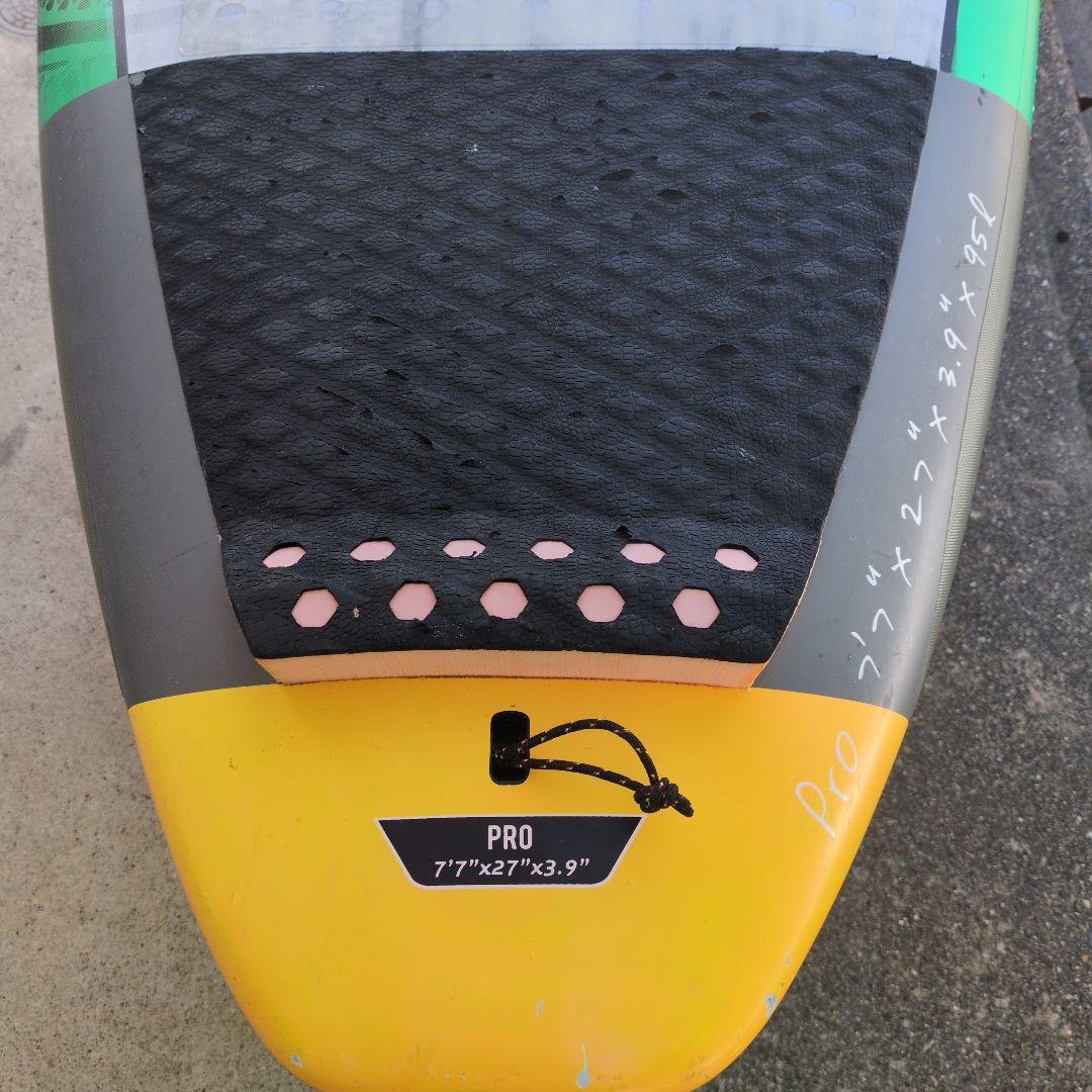 スターボード　sup PRO 7'7\"×27\"×3.9\"　手渡しのみ対応