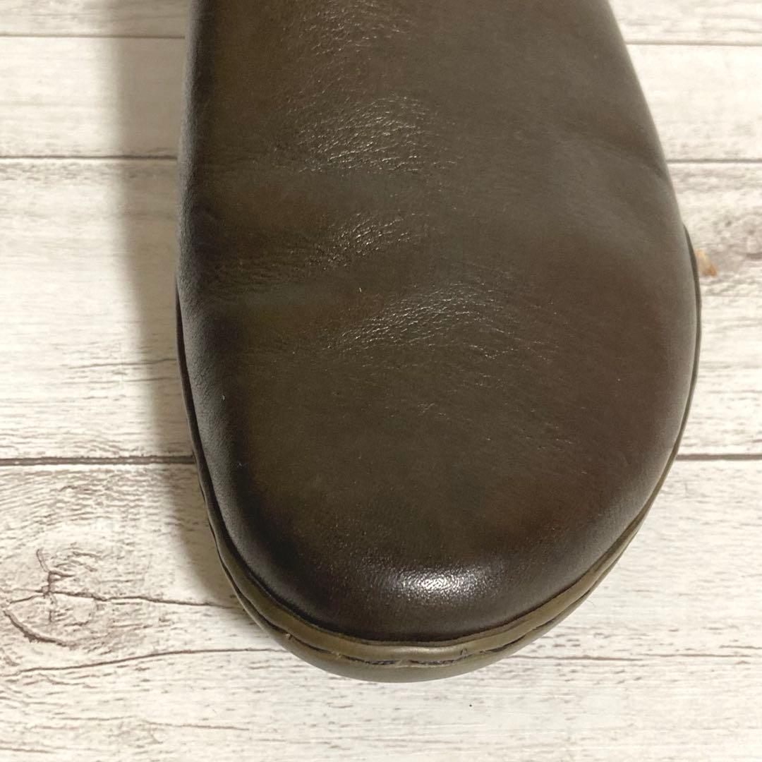 トリッペン　フラットシューズ アンクルストラップ　PAN パン　37　レザー